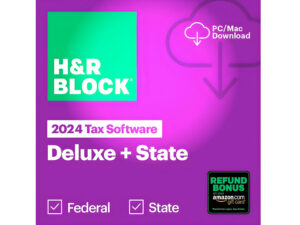¡Ahorra 50% en el Software de Impuestos H&R Block Deluxe en Amazon!