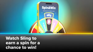¡Prepárate para el giro! Sling Spin & Win te regala un año de servicio… ¡gratis!